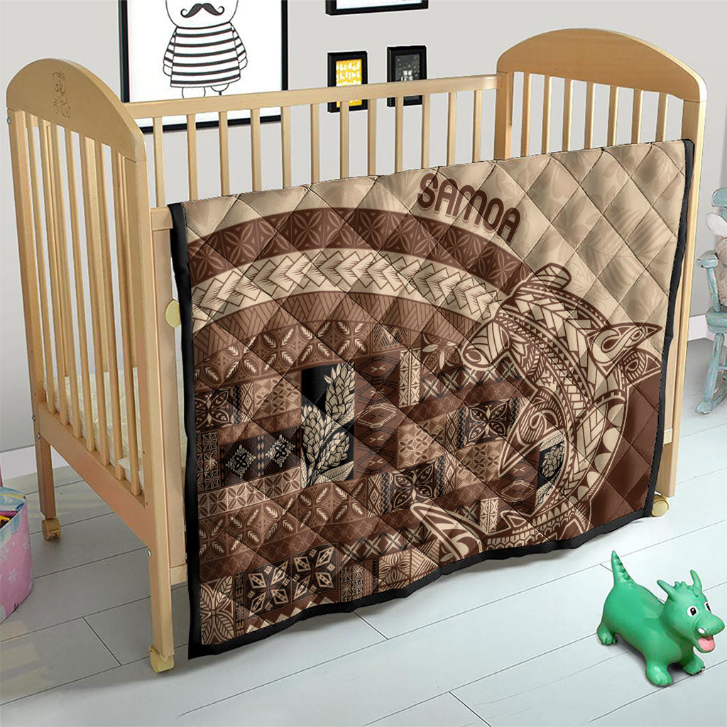 Samoa Mamanu Siapo Mocha Quilt Tatau Malie LT7 - Polynesian Pride