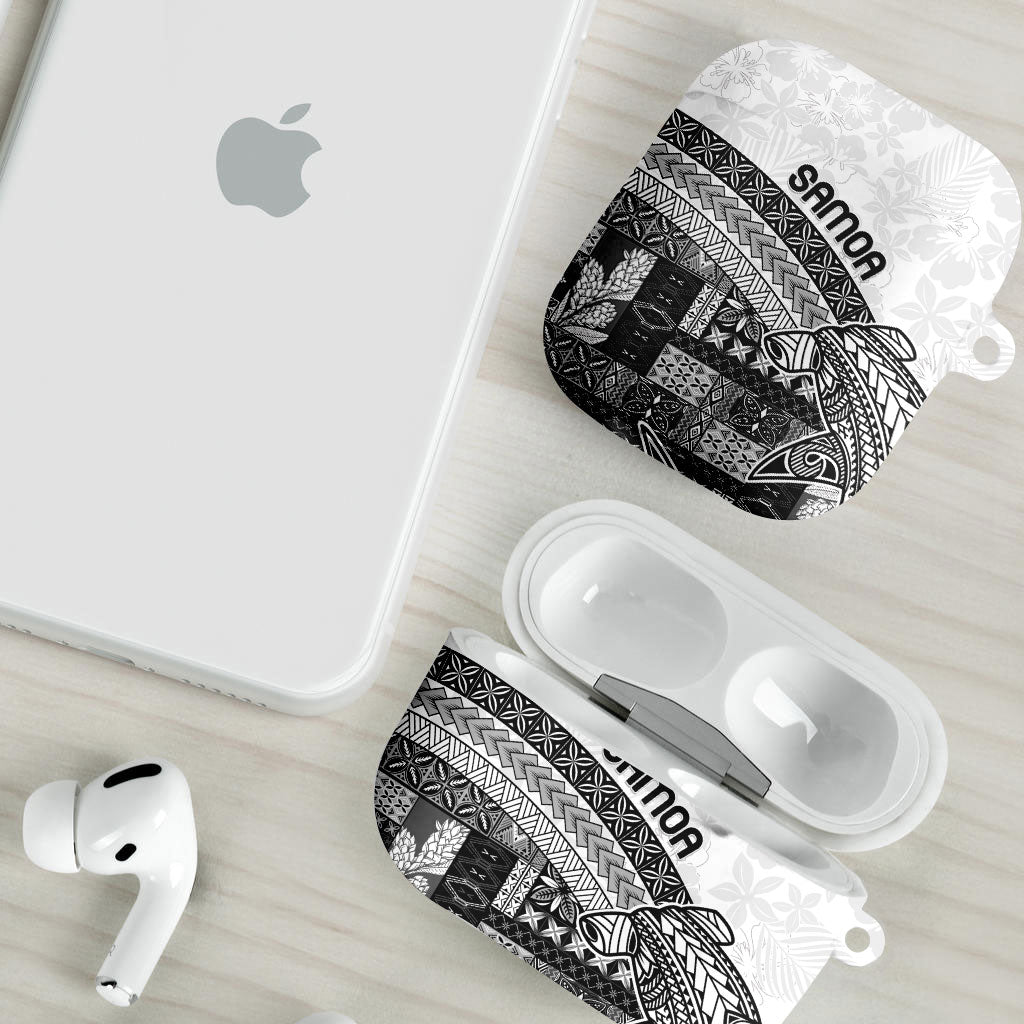 Samoa Mamanu Siapo Classic Black AirPods Case Tatau Malie LT7 - Polynesian Pride