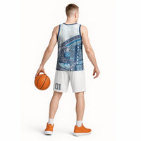 Samoa Mamanu Siapo Royal Blue Basketball Jersey Tatau Malie LT7 - Polynesian Pride