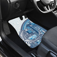 Samoa Mamanu Siapo Royal Blue Car Mats Tatau Malie LT7 - Polynesian Pride