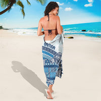 Samoa Mamanu Siapo Royal Blue Sarong Tatau Malie LT7 - Polynesian Pride