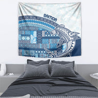 Samoa Mamanu Siapo Royal Blue Tapestry Tatau Malie LT7 - Polynesian Pride