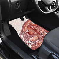 Samoa Mamanu Siapo Crimson Car Mats Tatau Malie LT7 - Polynesian Pride