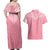 personalised-new-zealand-couples-matching-off-shoulder-maxi-dress-and-hawaiian-shirt-pink-ribbon-tattoo-mix-silver-fern