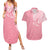 personalised-new-zealand-couples-matching-summer-maxi-dress-and-hawaiian-shirt-pink-ribbon-tattoo-mix-silver-fern