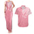 personalised-new-zealand-couples-matching-tank-maxi-dress-and-hawaiian-shirt-pink-ribbon-tattoo-mix-silver-fern