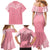 personalised-new-zealand-family-matching-mermaid-dress-and-hawaiian-shirt-pink-ribbon-tattoo-mix-silver-fern