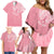 personalised-new-zealand-family-matching-off-shoulder-short-dress-and-hawaiian-shirt-pink-ribbon-tattoo-mix-silver-fern