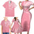 personalised-new-zealand-family-matching-short-sleeve-bodycon-dress-and-hawaiian-shirt-pink-ribbon-tattoo-mix-silver-fern