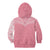 Personalised New Zealand Kid Hoodie Pink Ribbon Tattoo Mix Silver Fern LT7 - Polynesian Pride