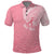 Personalised New Zealand Polo Shirt Pink Ribbon Tattoo Mix Silver Fern LT7 Pink - Polynesian Pride