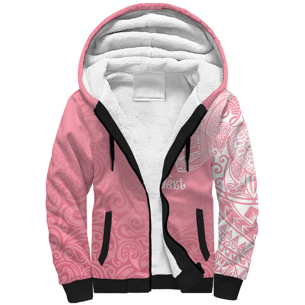 personalised-new-zealand-sherpa-hoodie-pink-ribbon-tattoo-mix-silver-fern