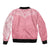 personalised-new-zealand-sleeve-zip-bomber-jacket-pink-ribbon-tattoo-mix-silver-fern