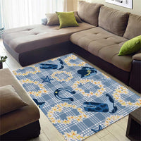 Aloha Hawaii Paniolo Jeans Palaka Area Rug Coastal Rodeo LT7 - Polynesian Pride