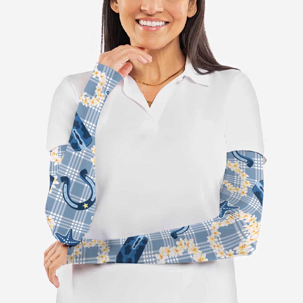 Aloha Hawaii Paniolo Jeans Palaka Arm Sleeves Coastal Rodeo LT7 - Polynesian Pride