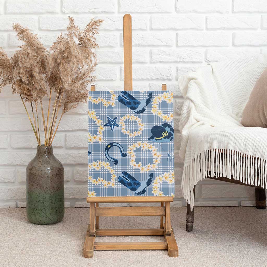 Aloha Hawaii Paniolo Jeans Palaka Canvas Wall Art Coastal Rodeo LT7 - Polynesian Pride