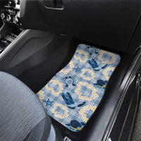 Aloha Hawaii Paniolo Jeans Palaka Car Mats Coastal Rodeo LT7 - Polynesian Pride