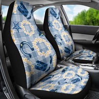 Aloha Hawaii Paniolo Jeans Palaka Car Seat Cover Coastal Rodeo LT7 - Polynesian Pride