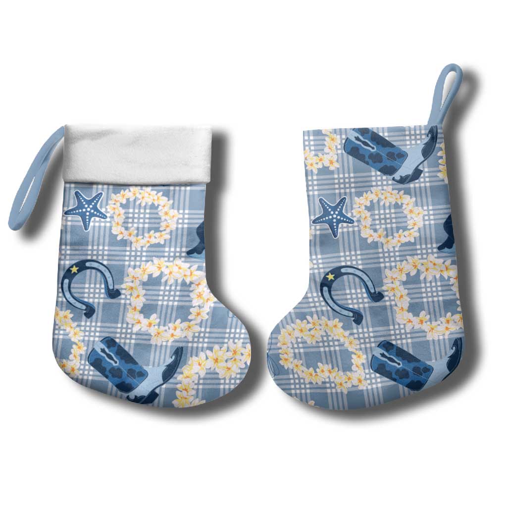 Aloha Hawaii Paniolo Jeans Palaka Christmas Stocking Coastal Rodeo LT7 - Polynesian Pride