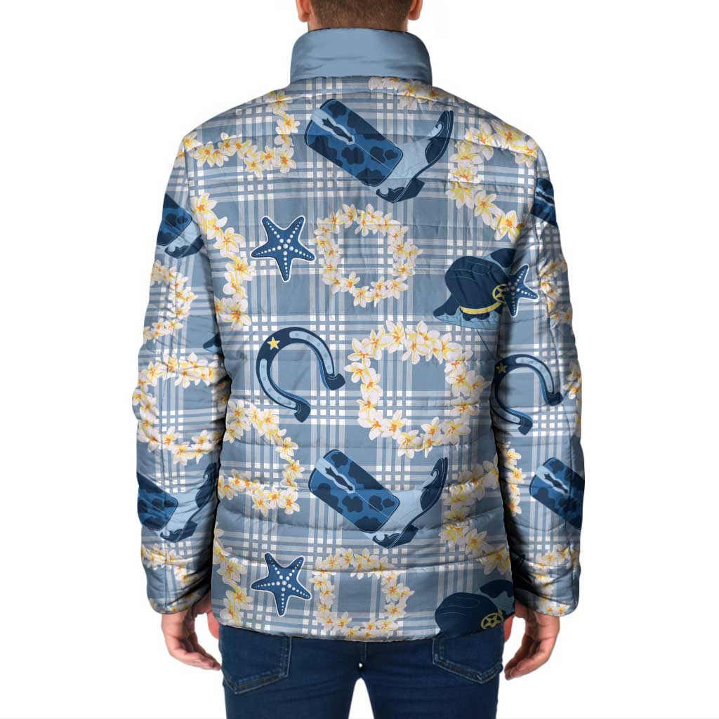 Aloha Hawaii Paniolo Jeans Palaka Padded Jacket Coastal Rodeo LT7 - Polynesian Pride
