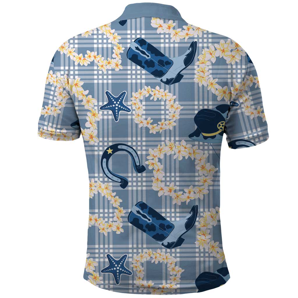 Aloha Hawaii Paniolo Jeans Palaka Polo Shirt Coastal Rodeo LT7 - Polynesian Pride