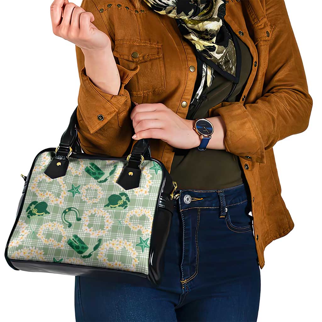 Aloha Hawaii Paniolo Mint Palaka Shoulder Handbag Coastal Rodeo LT7 - Polynesian Pride