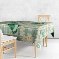 Aloha Hawaii Paniolo Mint Palaka Tablecloth Coastal Rodeo LT7 - Polynesian Pride