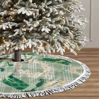 Aloha Hawaii Paniolo Mint Palaka Tree Skirt Coastal Rodeo LT7 - Polynesian Pride