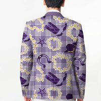 Aloha Hawaii Paniolo Lavender Palaka Blazer Coastal Rodeo LT7 - Polynesian Pride