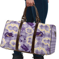 Aloha Hawaii Paniolo Lavender Palaka Travel Bag Coastal Rodeo LT7 - Polynesian Pride