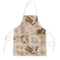 Aloha Hawaii Paniolo Khaki Palaka Apron Coastal Rodeo LT7 Khaki - Polynesian Pride