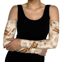 Aloha Hawaii Paniolo Khaki Palaka Arm Sleeves Coastal Rodeo LT7 - Polynesian Pride