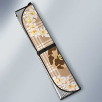 Aloha Hawaii Paniolo Khaki Palaka Auto Sun Shade Coastal Rodeo LT7 - Polynesian Pride