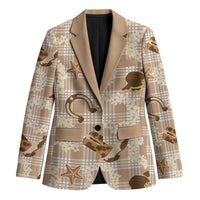 Aloha Hawaii Paniolo Khaki Palaka Blazer Coastal Rodeo LT7 Unisex Khaki - Polynesian Pride