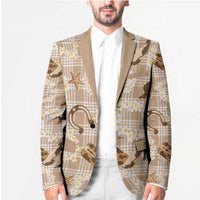 Aloha Hawaii Paniolo Khaki Palaka Blazer Coastal Rodeo LT7 - Polynesian Pride