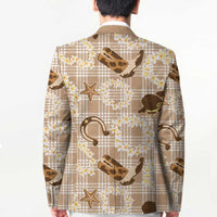 Aloha Hawaii Paniolo Khaki Palaka Blazer Coastal Rodeo LT7 - Polynesian Pride