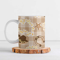 Aloha Hawaii Paniolo Khaki Palaka Ceramic Mug Coastal Rodeo LT7 Khaki - Polynesian Pride
