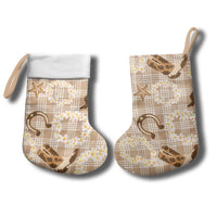 Aloha Hawaii Paniolo Khaki Palaka Christmas Stocking Coastal Rodeo LT7 - Polynesian Pride