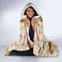 Aloha Hawaii Paniolo Khaki Palaka Hooded Blanket Coastal Rodeo LT7 - Polynesian Pride