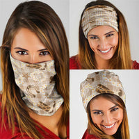 Aloha Hawaii Paniolo Khaki Palaka Neck Gaiter Coastal Rodeo LT7 - Polynesian Pride