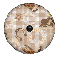 Aloha Hawaii Paniolo Khaki Palaka Spare Tire Cover Coastal Rodeo LT7 - Polynesian Pride