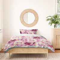 Aloha Hawaii Paniolo Lokelani Rose Palaka Bedding Set Coastal Rodeo LT7 - Polynesian Pride