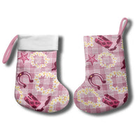 Aloha Hawaii Paniolo Lokelani Rose Palaka Christmas Stocking Coastal Rodeo LT7 - Polynesian Pride