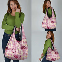 Aloha Hawaii Paniolo Lokelani Rose Palaka Grocery Bag Coastal Rodeo LT7 - Polynesian Pride