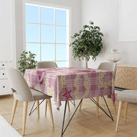 Aloha Hawaii Paniolo Lokelani Rose Palaka Tablecloth Coastal Rodeo LT7 - Polynesian Pride