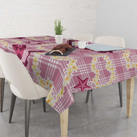 Aloha Hawaii Paniolo Lokelani Rose Palaka Tablecloth Coastal Rodeo LT7 - Polynesian Pride