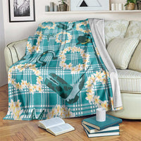 Aloha Hawaii Paniolo Teal Palaka Blanket Coastal Rodeo LT7 Teal - Polynesian Pride