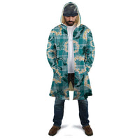 Aloha Hawaii Paniolo Teal Palaka Cloak Coastal Rodeo LT7 - Polynesian Pride
