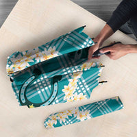 Aloha Hawaii Paniolo Teal Palaka Umbrella Coastal Rodeo LT7 - Polynesian Pride