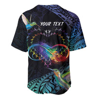 Polynesian Cancers Awareness Baseball Jersey Hummingbird - Fly High Until We Meet Again LT7 - Polynesian Pride